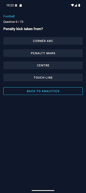 Sports Category Dashboard Screenshot 2