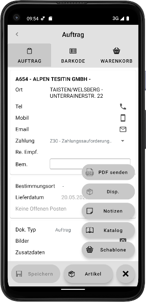 XGLA/4 Sales Screenshot 2