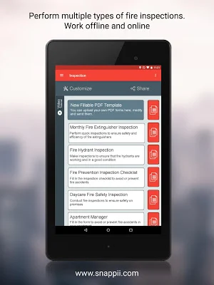 Fire Inspection Screenshot 0