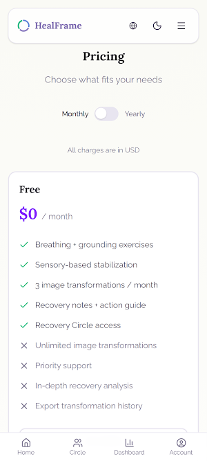 HealFrame Screenshot 2