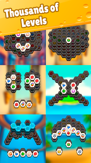 Hexa Tile Match Screenshot 3