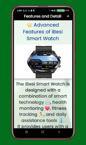 iBesi Smart Watch Guide Screenshot 3