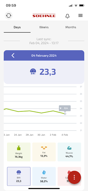 Soehnle MyScale Screenshot 3