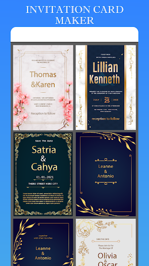 Invitation Card Maker 2023 Screenshot 0