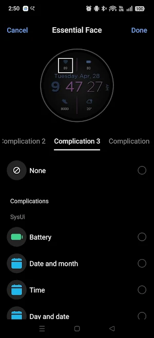 Essential Face Watch Face 2026 Screenshot 3