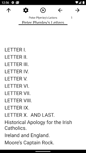 Book, Peter Plymley's Letters Screenshot 0