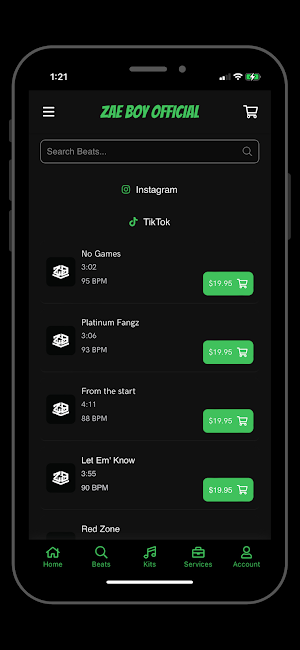ZB Music Store Screenshot 0