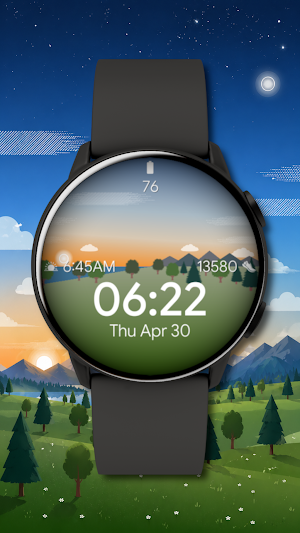 Full Sky 24 Watch Face Screenshot 2