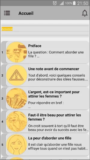 Les techniques de drague pour attirer les femmes Screenshot 0