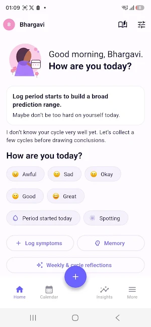 CycleCare: Period Tracker Screenshot 0