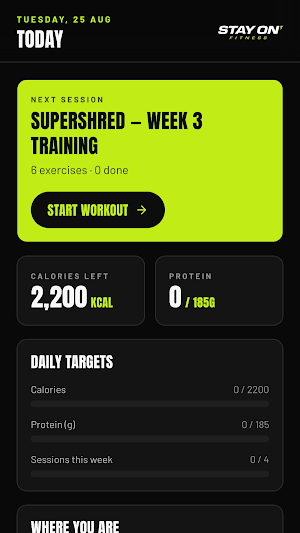 Stay On Fitness Screenshot 0