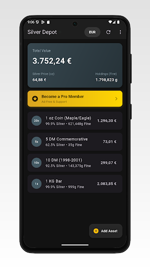 Silver Price Tracker Screenshot 2