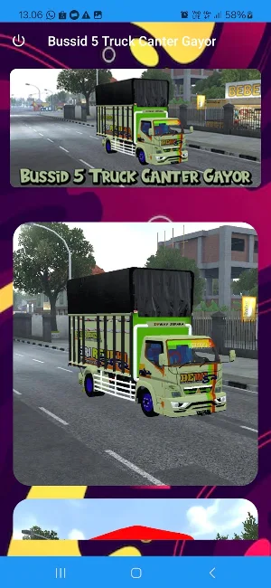 Bussid 5 Truck Canter Gayor Screenshot 3