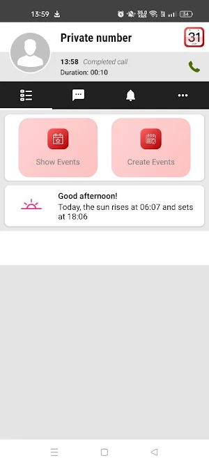 Calendar Screenshot 2