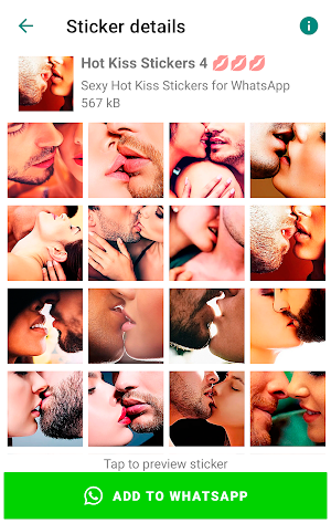 Sexy Kiss Sticker for WhatsApp Screenshot 3