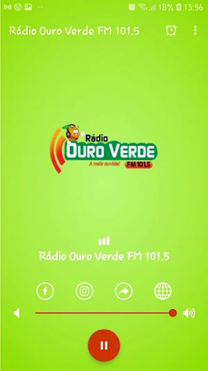 Rádio Ouro Verde FM 101.5 Screenshot 0