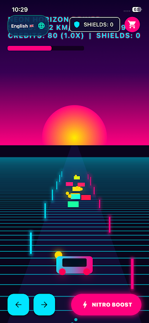 Neon Horizon Driver Screenshot 2