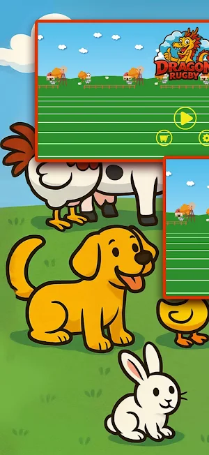 Dragon Rugby-Flick Ball Screenshot 0