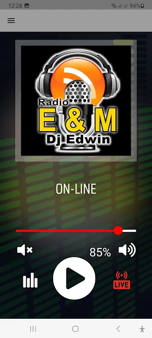 E&M DJ EDWIN Radio Screenshot 1