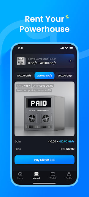 Bitcoin Miner: Eazy Mining Screenshot 1
