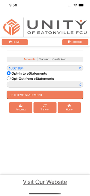 Unity of Eatonville FCU Screenshot 3