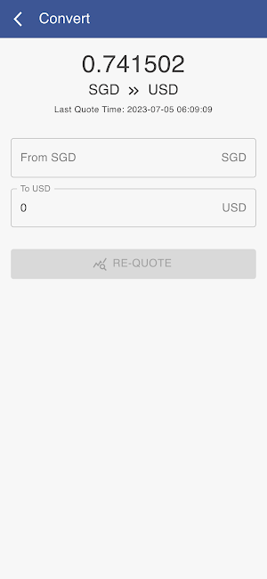 USD to SGD Screenshot 3