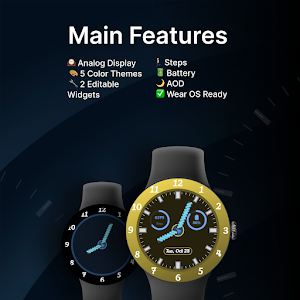 Aqua Moon Watch Face Screenshot 1