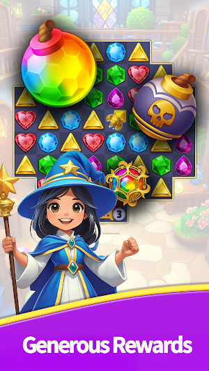 School of Magic : jewel Match3 Screenshot 3