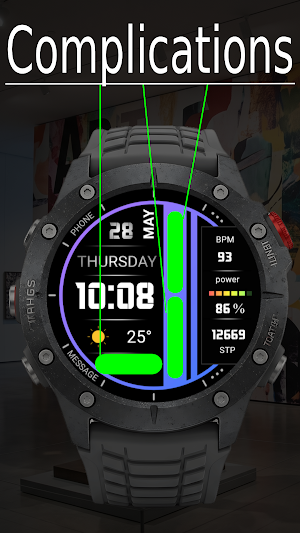 Dashboard Watch Face Screenshot 2