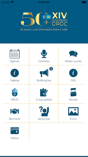 XIV Congresso OROC Screenshot 1