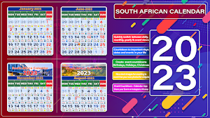 South African Calendar 2023 Screenshot 0
