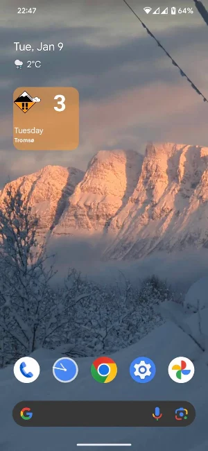 Skredvarsel Screenshot 1