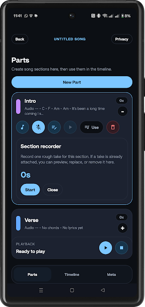 Jam Book Screenshot 2