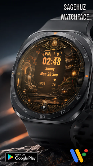A158 Buddha Watchface Screenshot 3