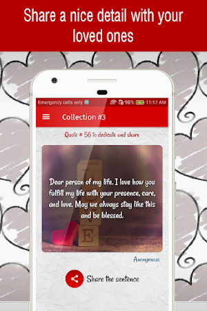 love images with quotes Screenshot 3