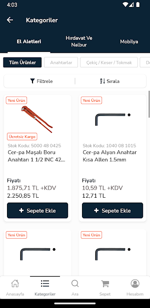 ÇAVUŞOĞLU ENDUSTRİYEL MARKET Screenshot 2