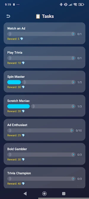 Diamond Hub: Games & Quests Screenshot 2