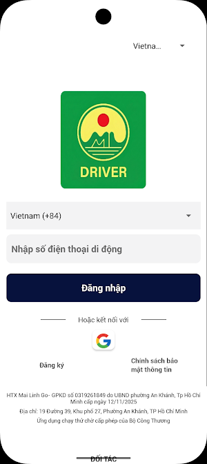 Mai Linh Go Driver Screenshot 0