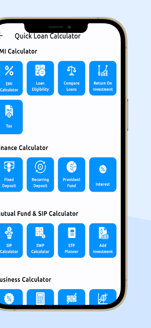 Quick Loan EMI Calculator App Screenshot 0