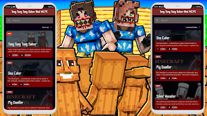 Tung Tung Sahur Mod Minecraft Screenshot 3