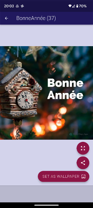 Bonne Année Félicitations Screenshot 2