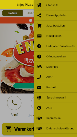 Enjoy Pizza Service Mettenhof Screenshot 2