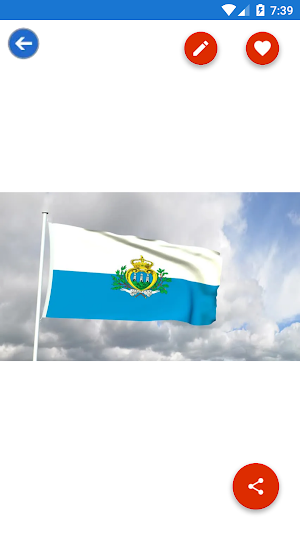 San Marino Flag Wallpaper: Fla Screenshot 3