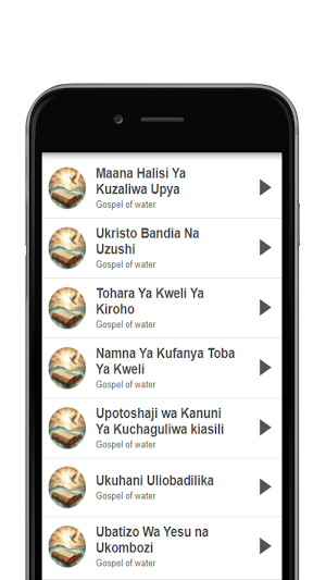 Injili ya maji na roho Screenshot 3
