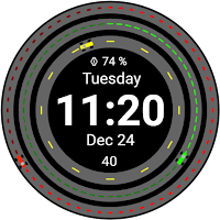 Racetrack Watch Face Iris519