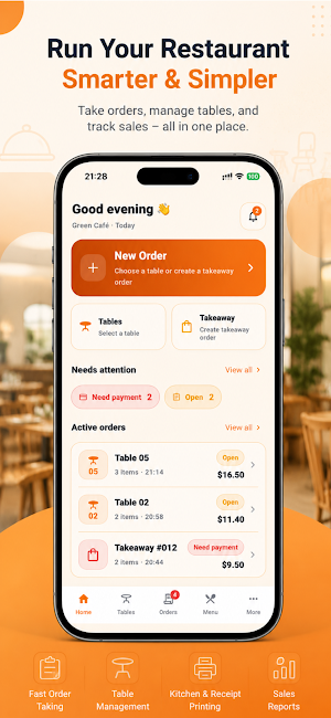 OrderPad: Restaurant Orders Screenshot 0