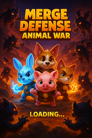 Merge Defense: Animal War Screenshot 0