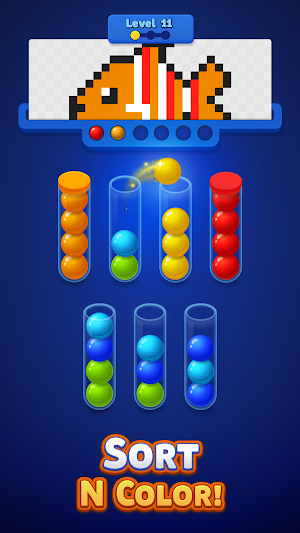 Sort N Color Puzzle Game screenshot 1