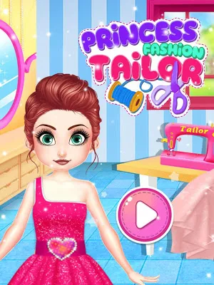 Tailor Fashion Games: 👸 Princess Clothing Design Screenshot 1