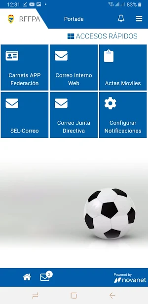 Intranet RFFPA Screenshot 1